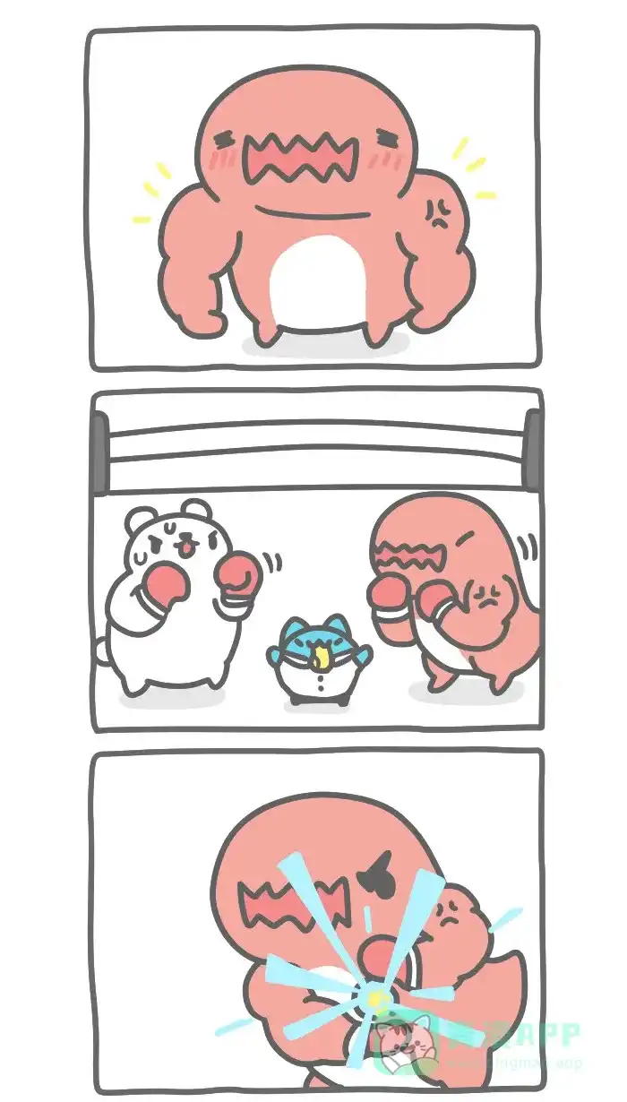 猫猫虫咖波 [第382话] 短短手拳击 第4页
