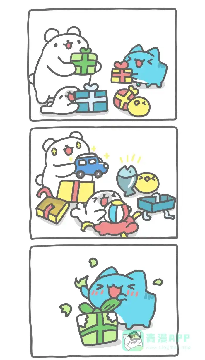 猫猫虫咖波 [第392话] 交换礼物 第3页