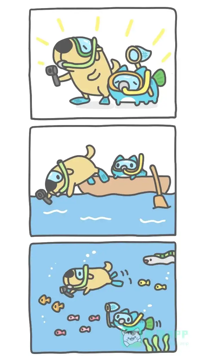 猫猫虫咖波 [第447话] 潜水 第3页