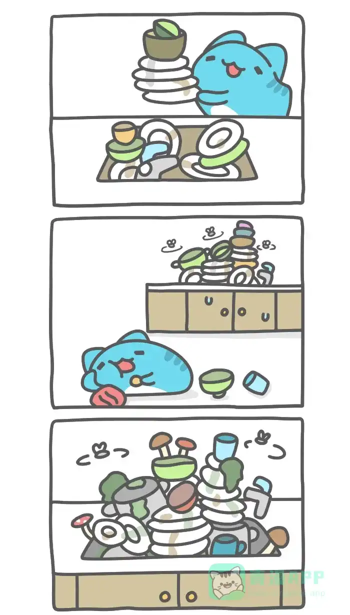 猫猫虫咖波 [第492话] 弱点＆不想洗碗 第4页