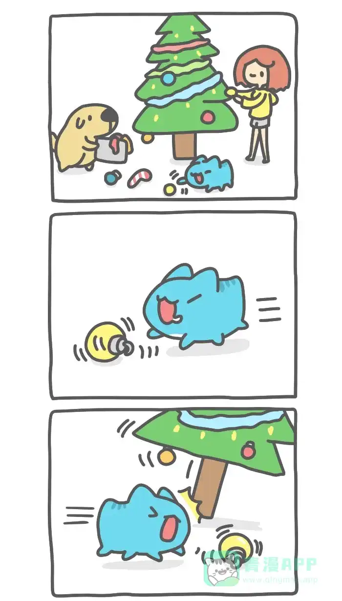 猫猫虫咖波 [第496话] 滑板＆圣诞树 第4页