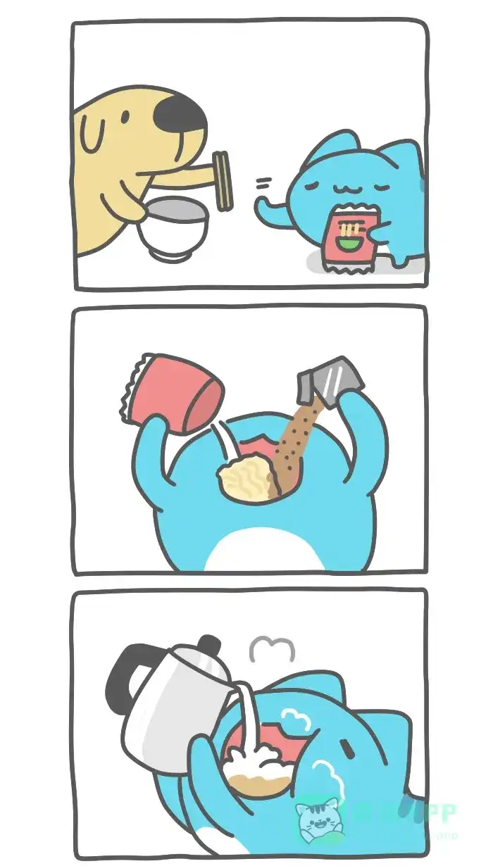 猫猫虫咖波 [第505话] 敷面膜&泡面 第4页