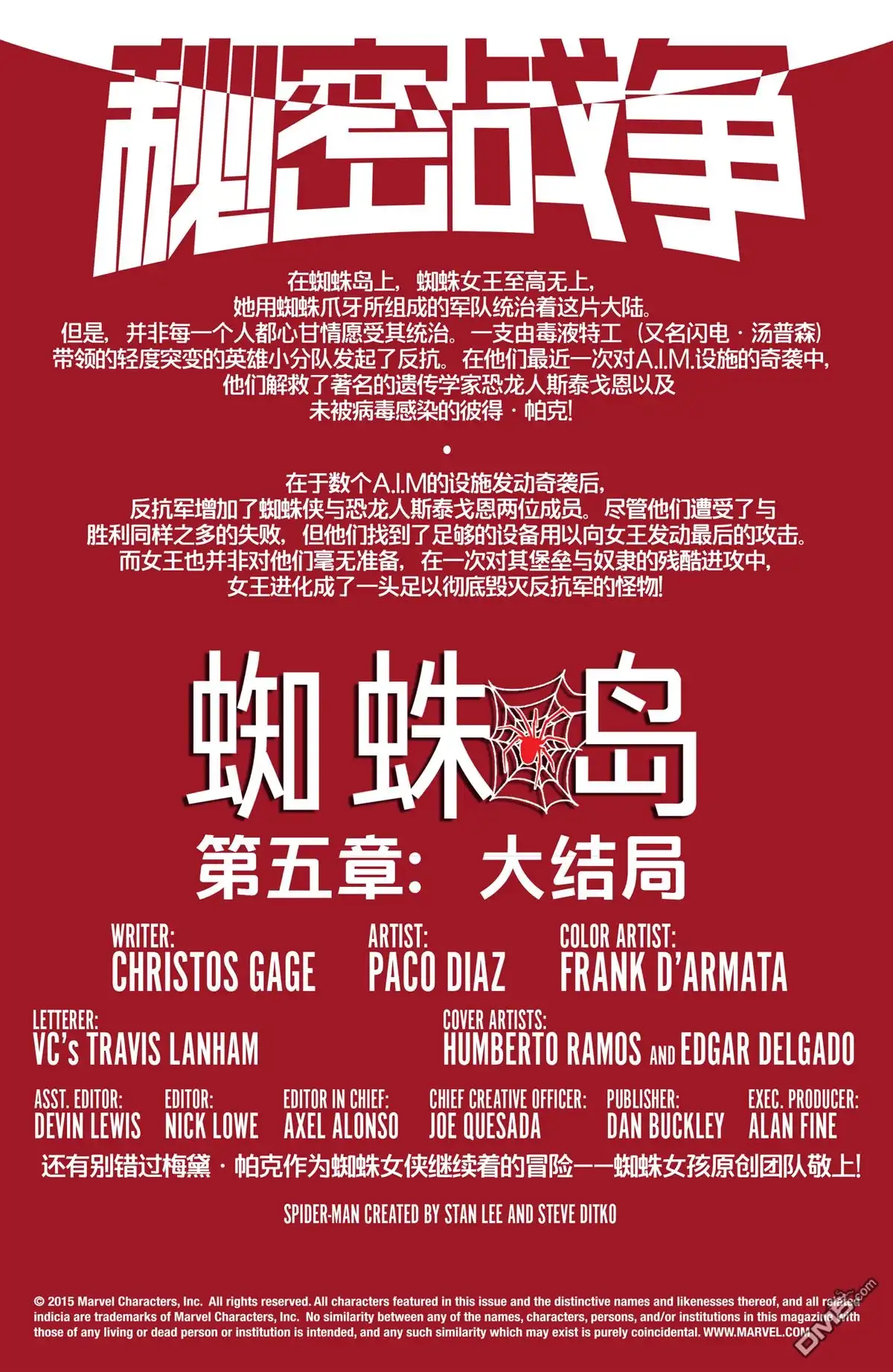 秘密战争2015 蜘蛛岛#5 第2页