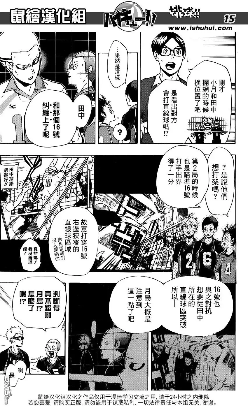 《排球》第140话 辈 第15页