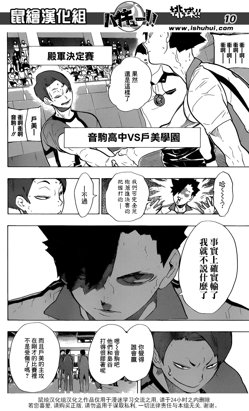 《排球》第196话 背水一战 第10页