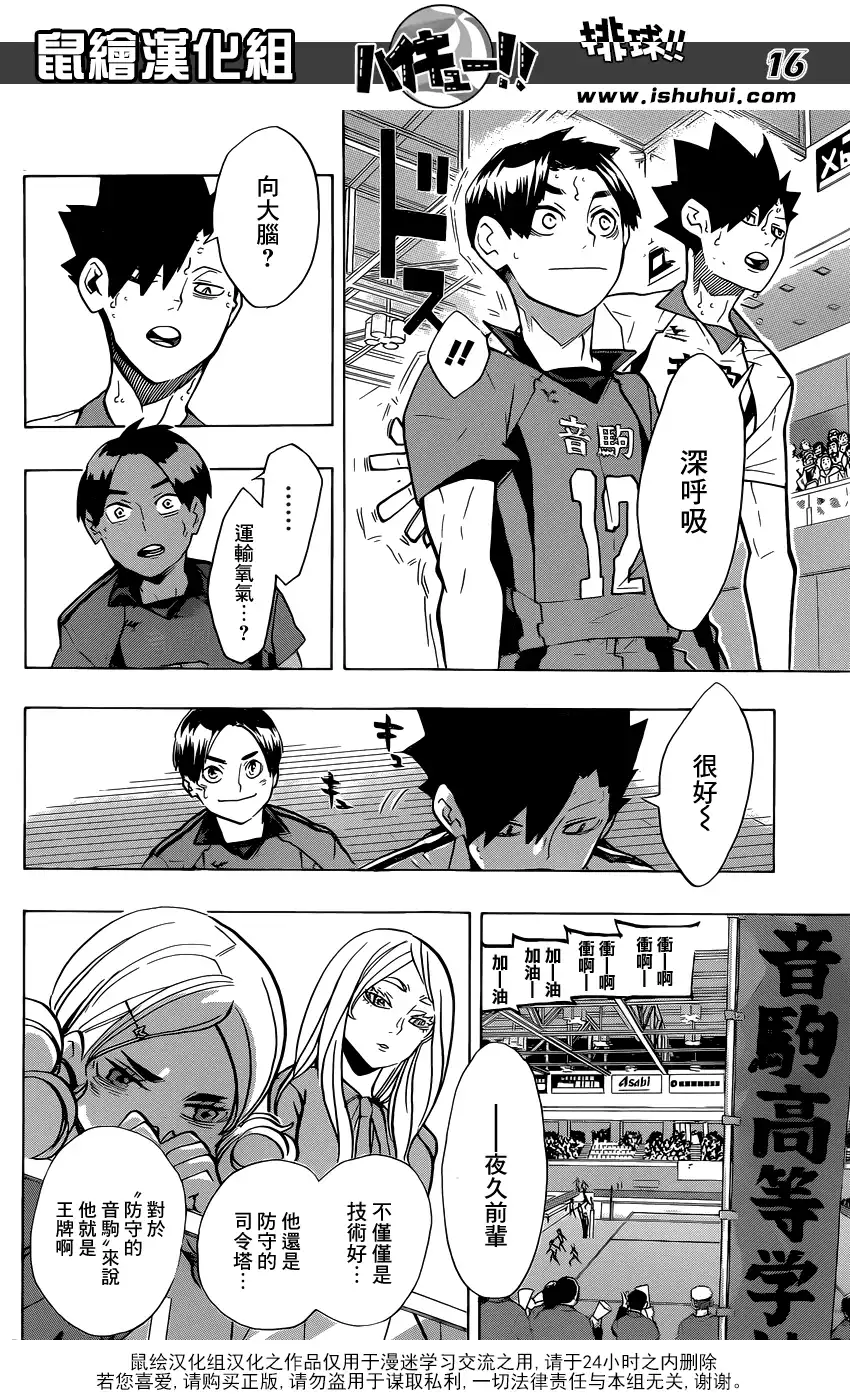 《排球》第199话 动摇 第16页