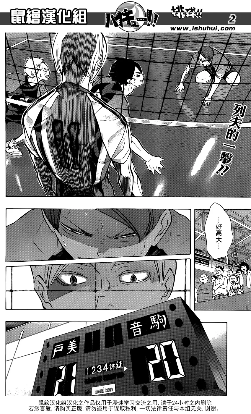 《排球》第199话 动摇 第2页