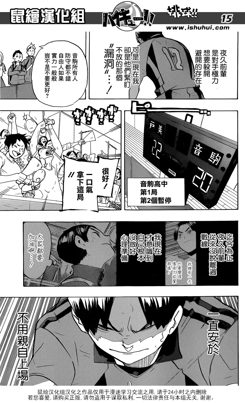 《排球》第199话 动摇 第15页