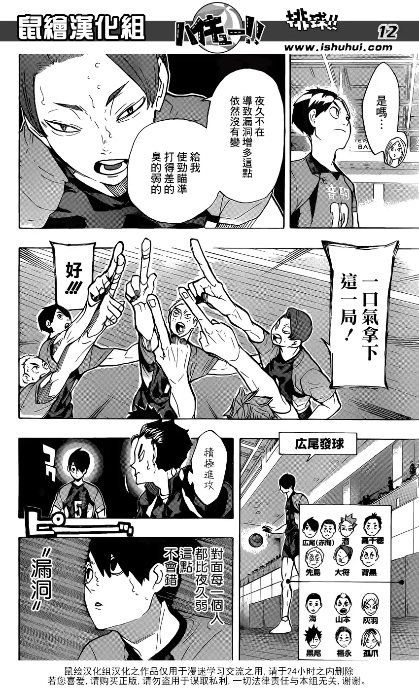 《排球》第200话 前辈的坚持 第12页