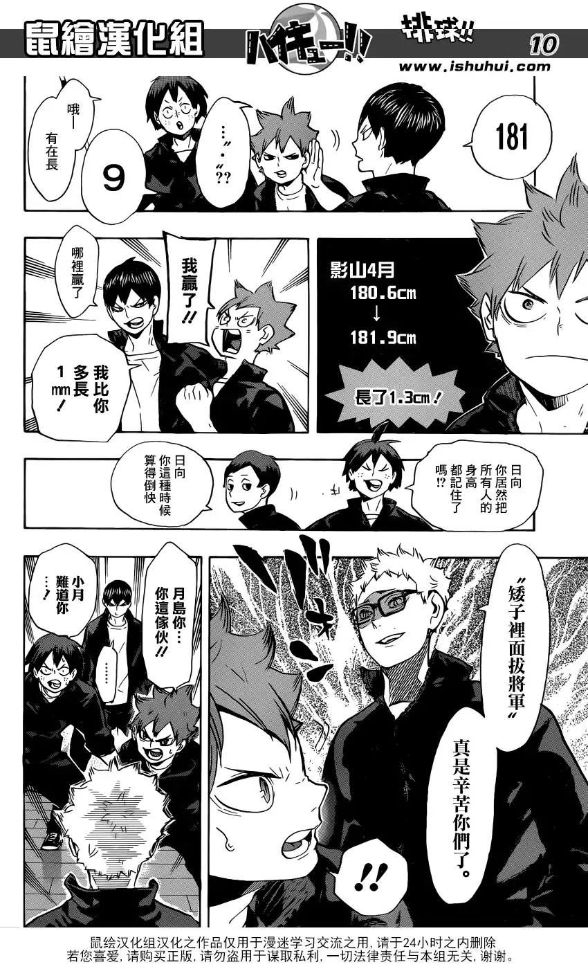 《排球》第207话 准备 第10页