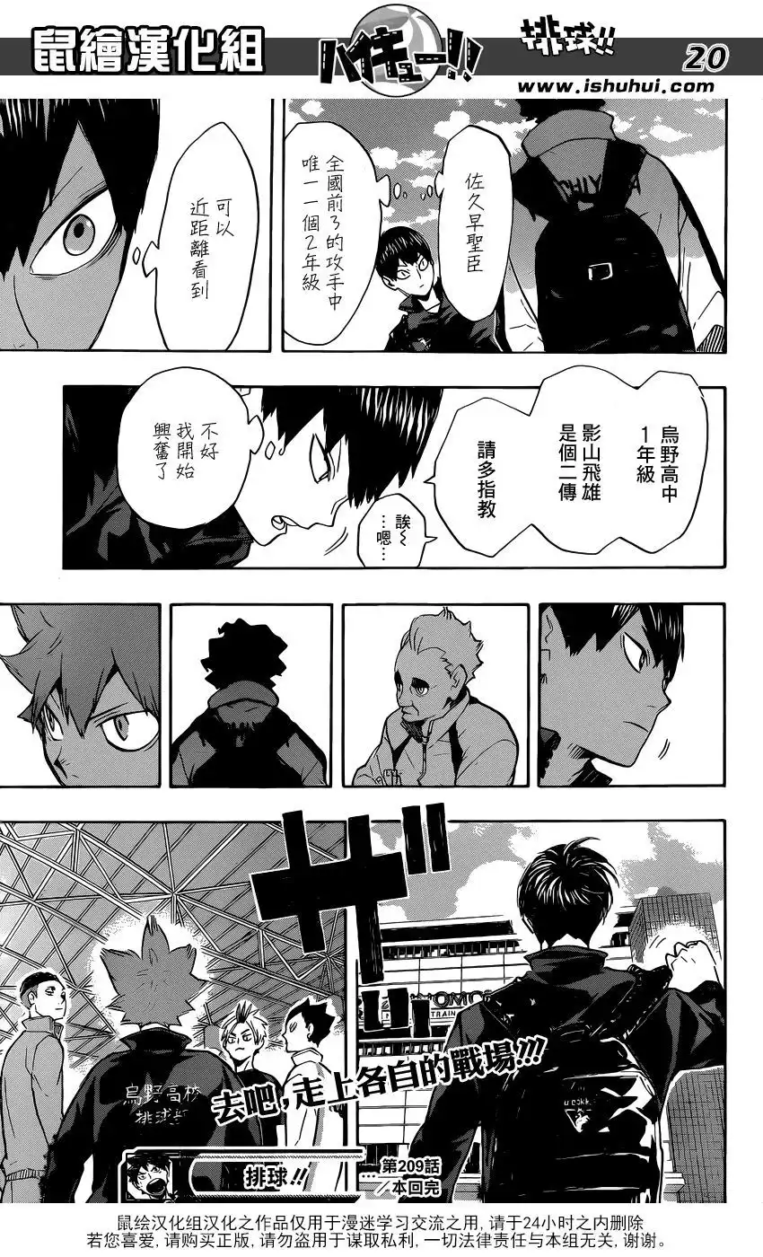 《排球》第209话 自我介绍 第18页