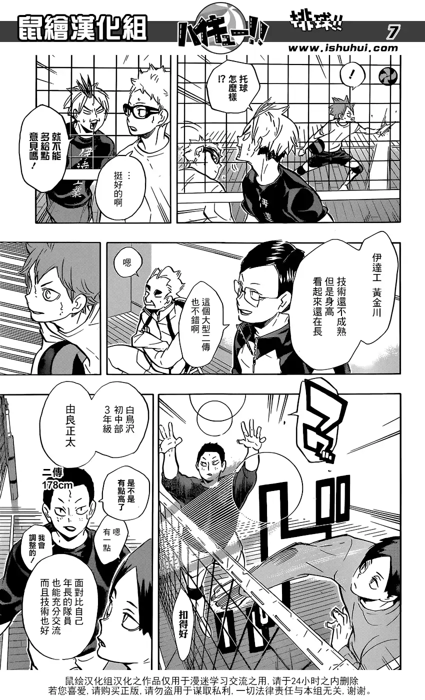 《排球》第210话 还没到出发点 第7页