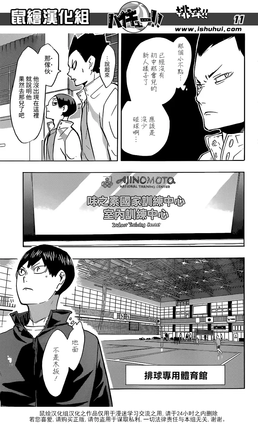 《排球》第210话 还没到出发点 第11页