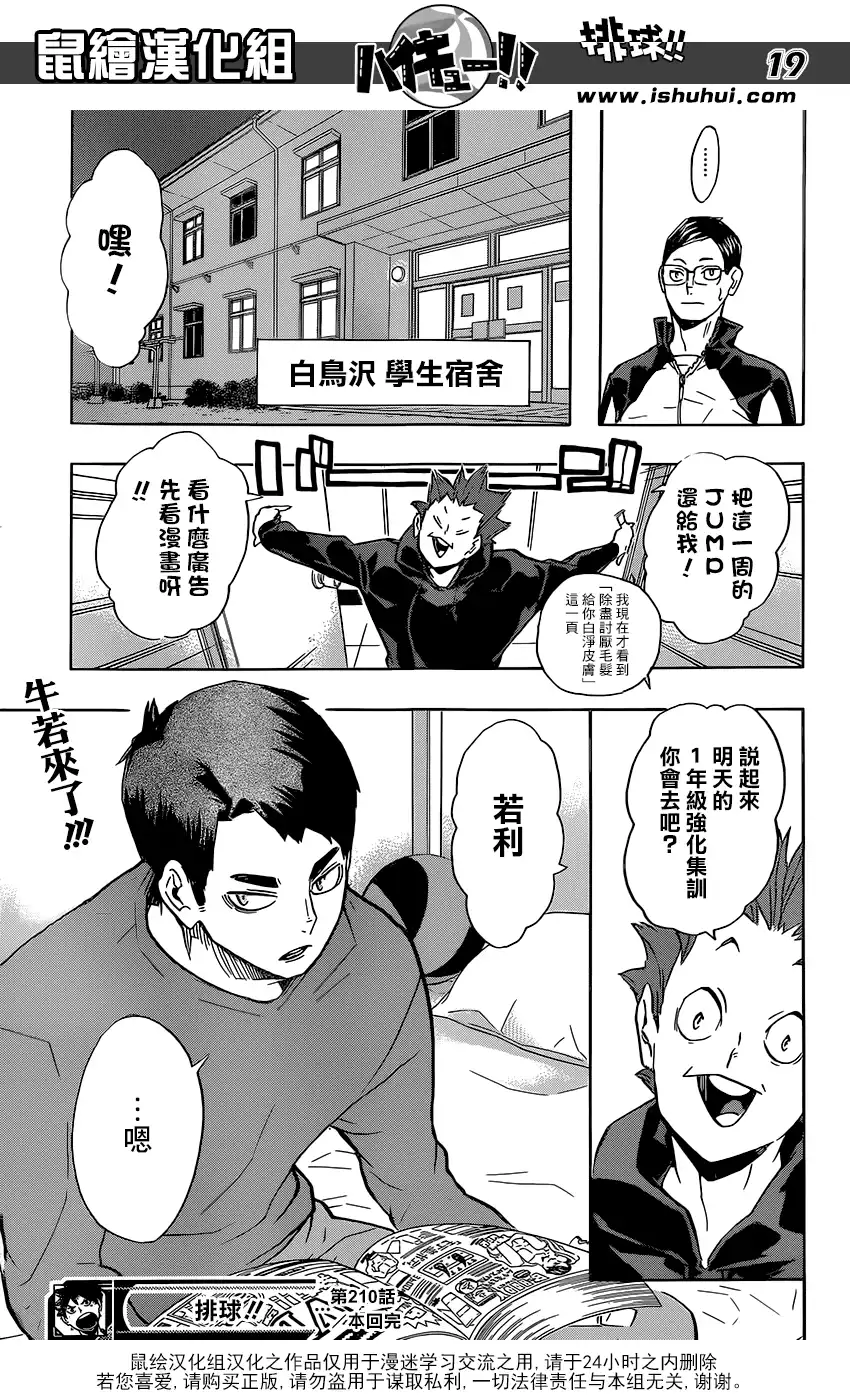 《排球》第210话 还没到出发点 第19页