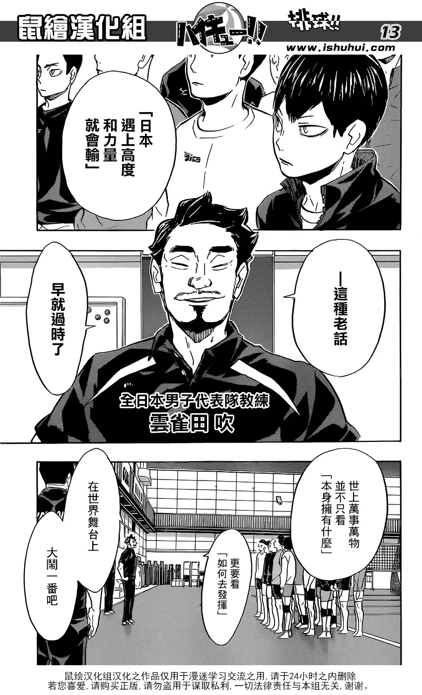 《排球》第210话 还没到出发点 第13页