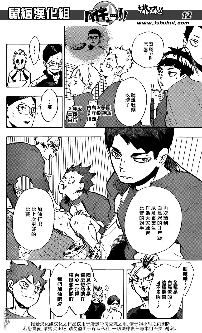 《排球》第218话 直到最后 第12页