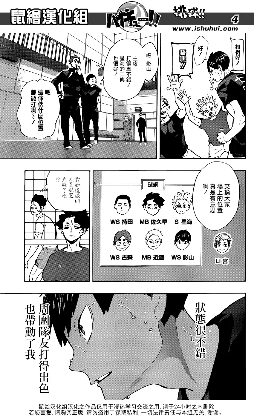 《排球》第219话 饥饿 第4页