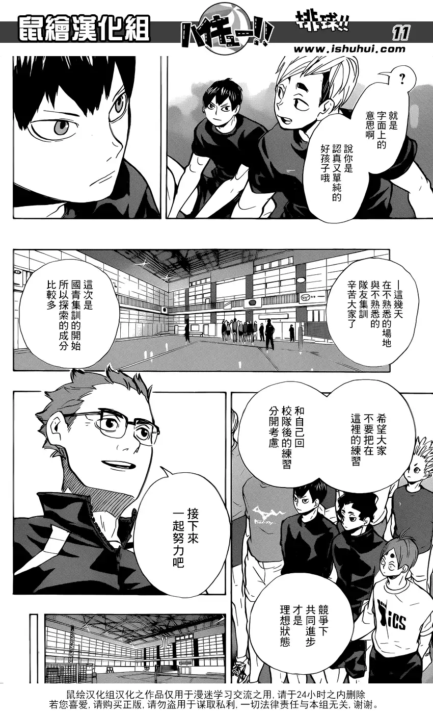 《排球》第219话 饥饿 第11页