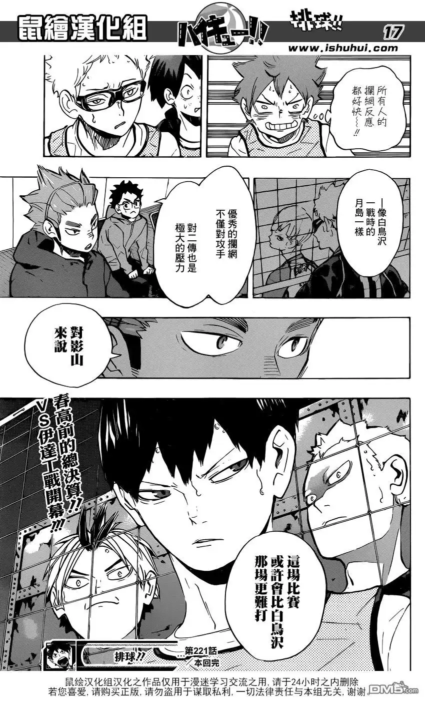 《排球》第221话 再遇铁壁 第15页