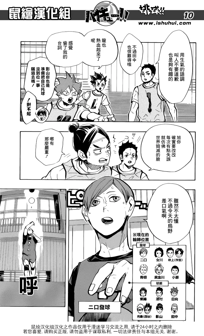 《排球》第225话 生硬 第10页