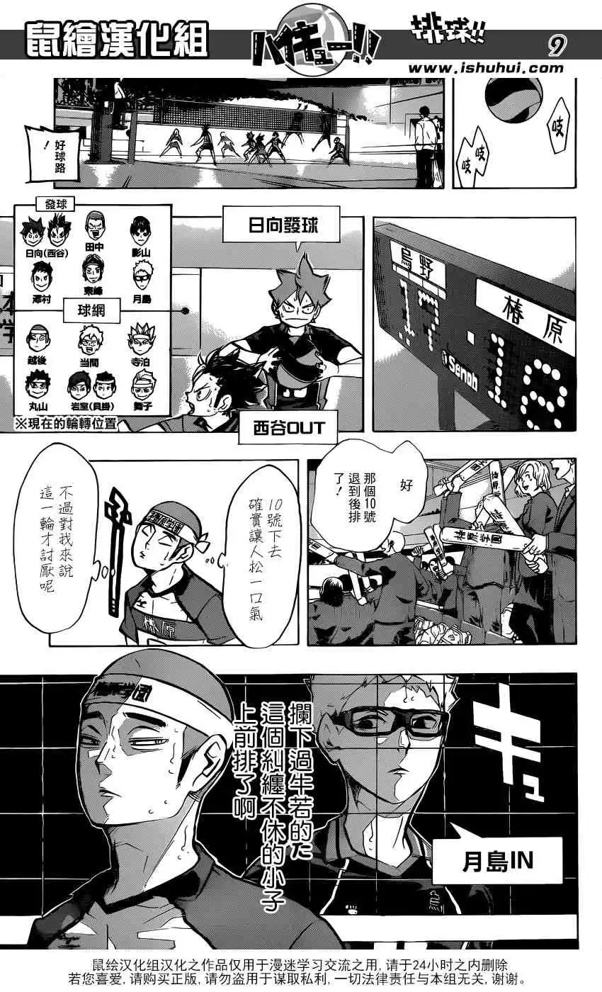 《排球》第236话 调整·2 第9页