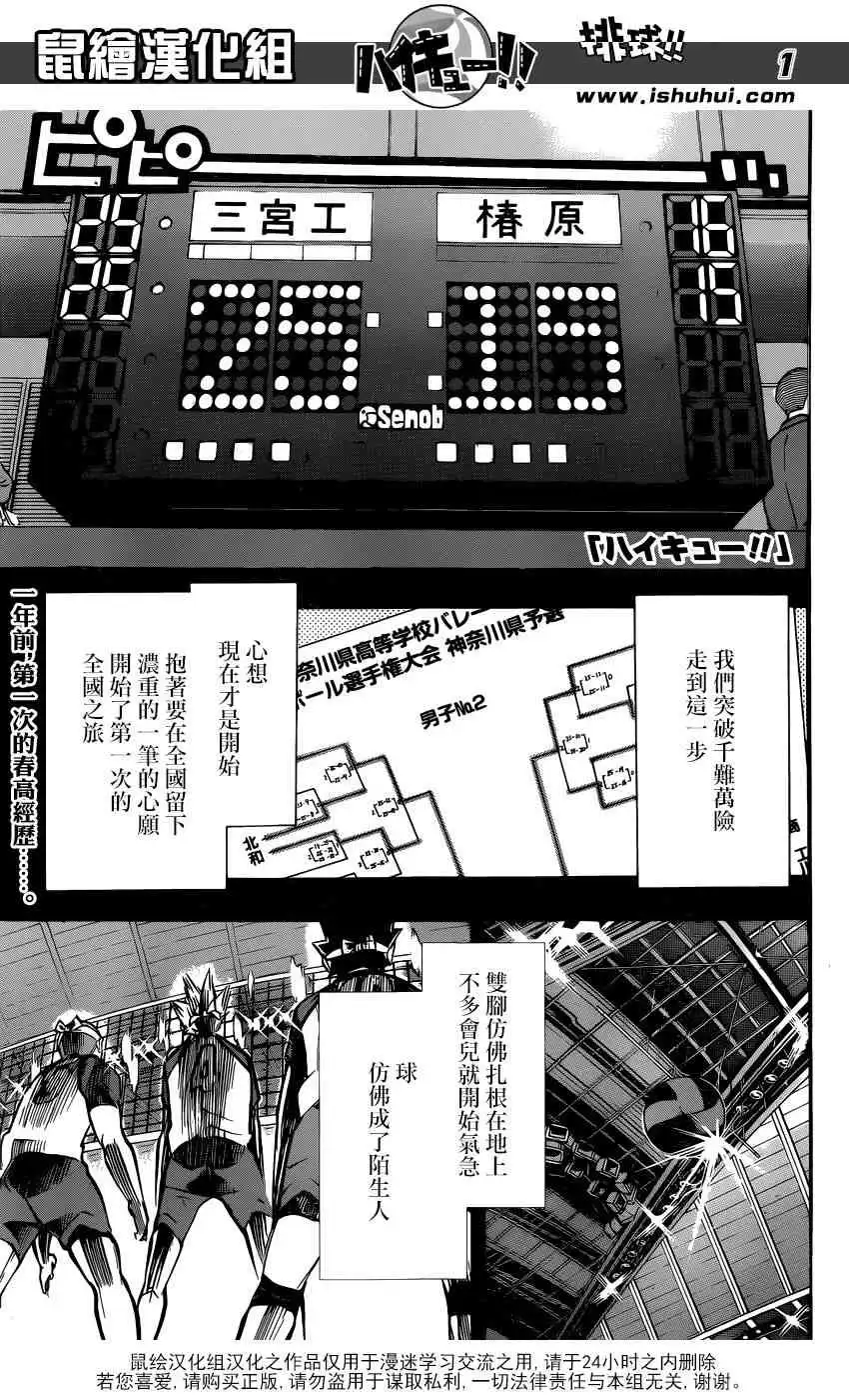 《排球》第236话 调整·2 第1页