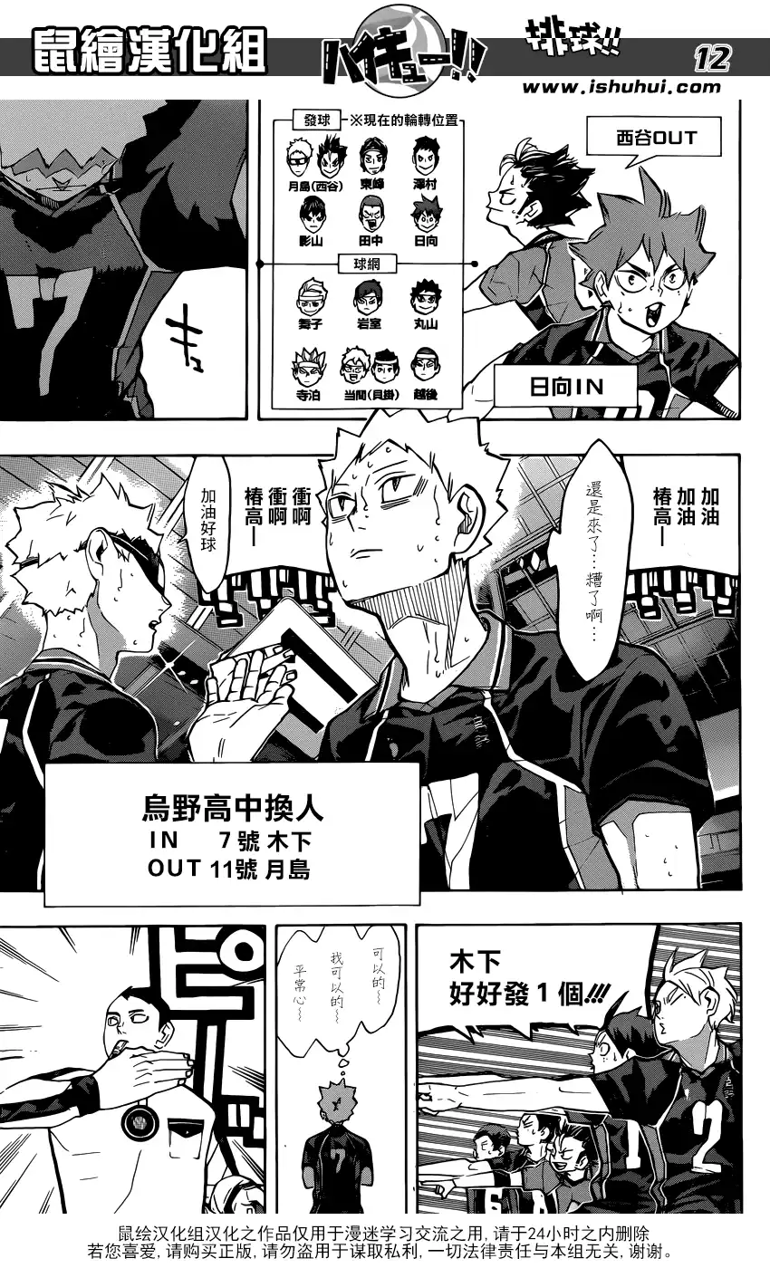 《排球》第238话 攻防 第11页