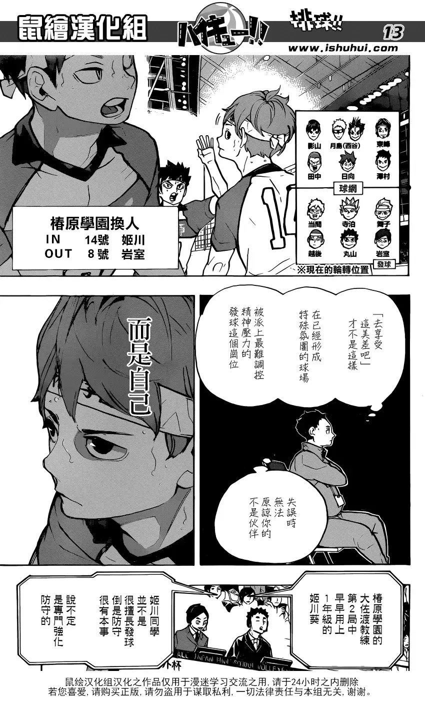 《排球》第239话 伙伴 第13页