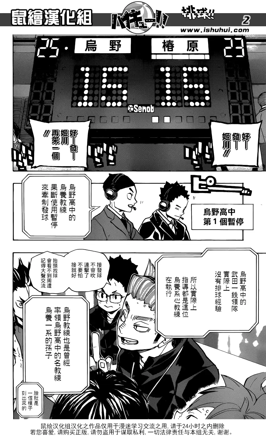 《排球》第240话 洗礼 第2页