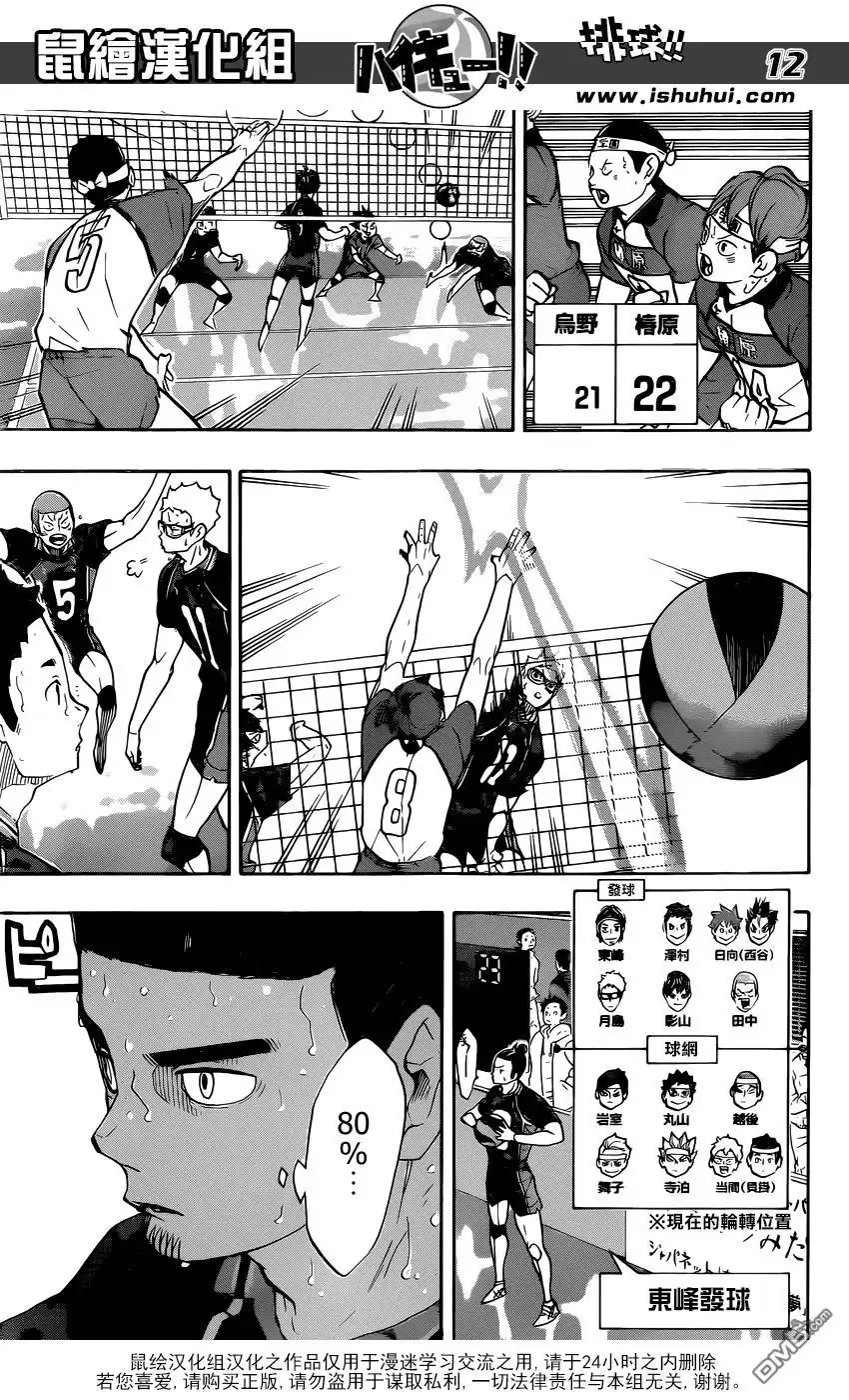 《排球》第241话 被托付的机会 第12页