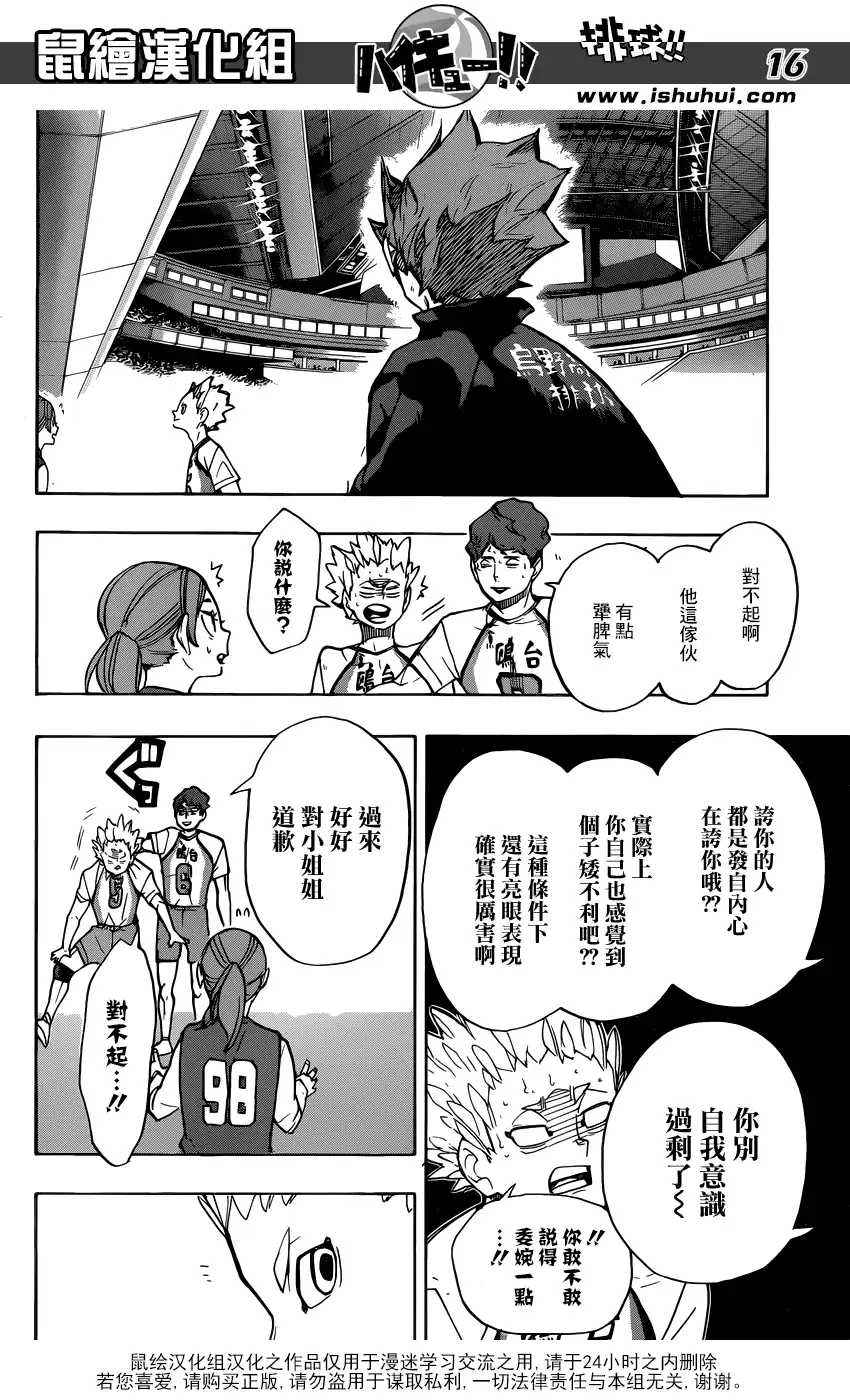 《排球》第245话 鲜明 第15页