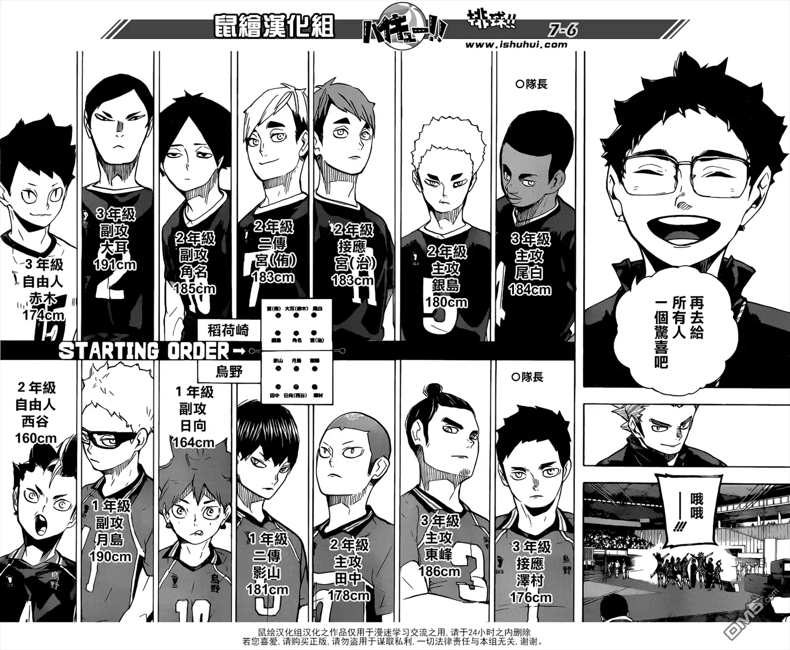 《排球》第249话 喧噪与寂静 第6页