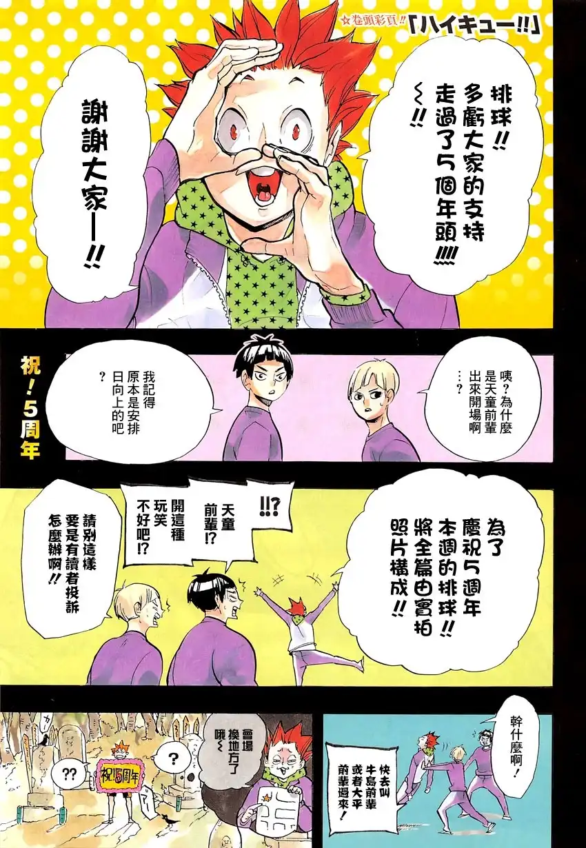 《排球》第250话 挑战者 第1页