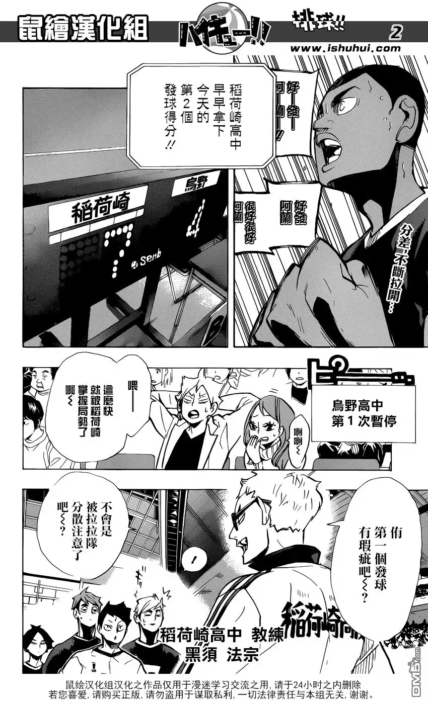 《排球》第252话 后盾 第2页