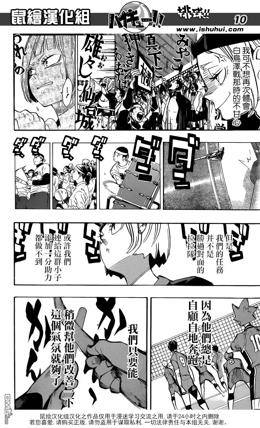 《排球》第252话 后盾 第10页