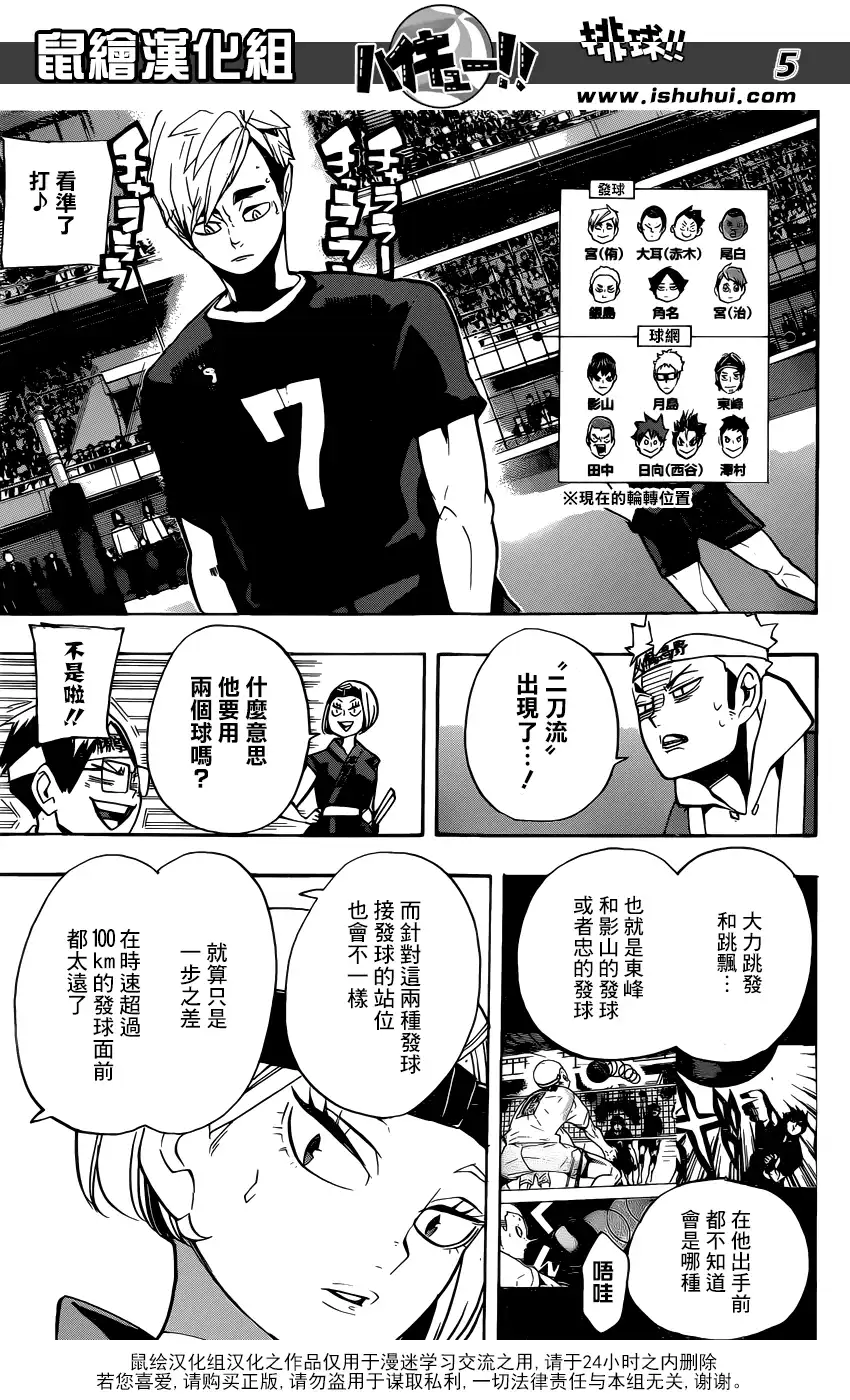 《排球》第253话 追击 第5页