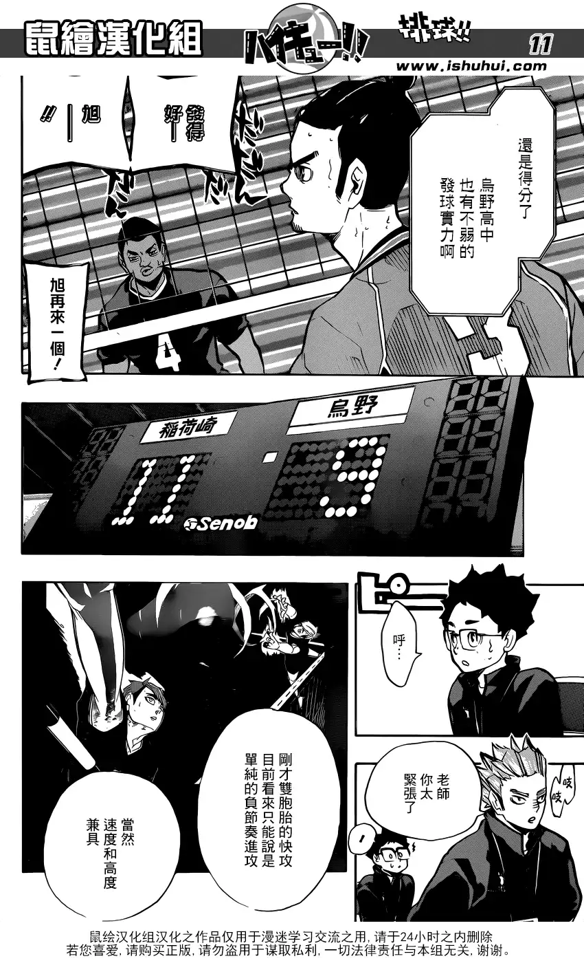 《排球》第254话 怪人•妖怪•魑魅魍魎 第11页
