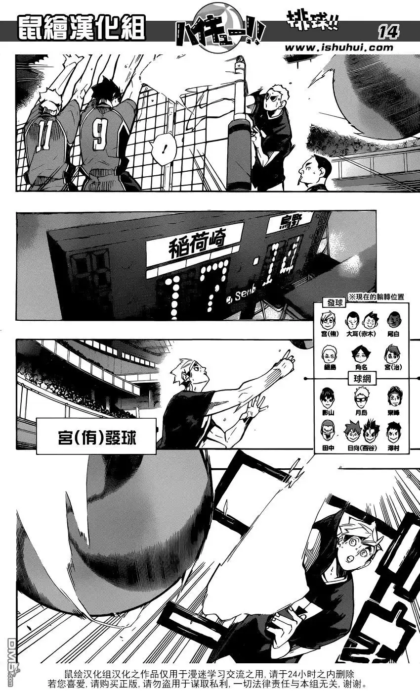 《排球》第255话 找到 第14页