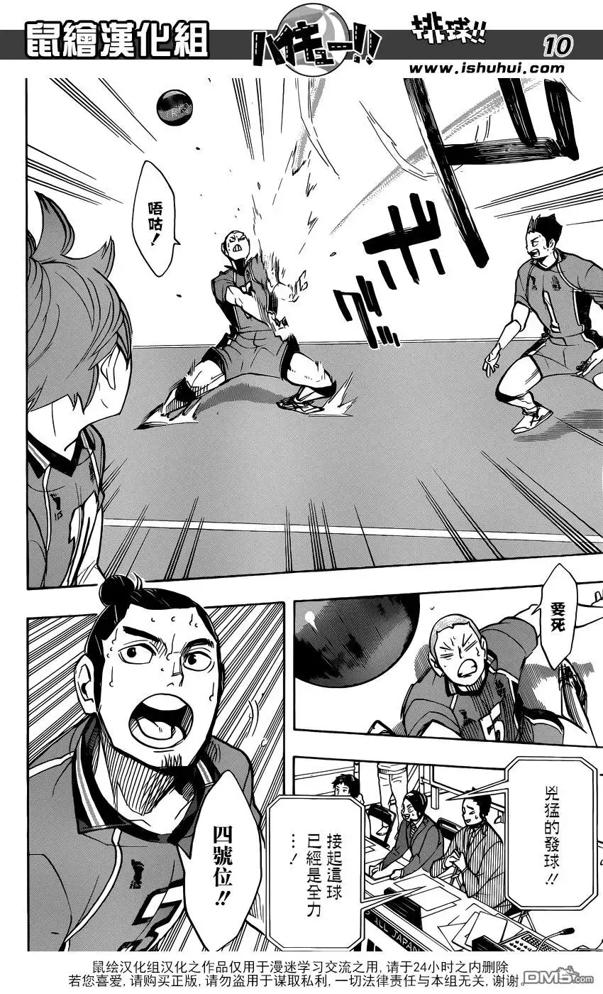 《排球》第259话 加油加油—呯—呯 第10页