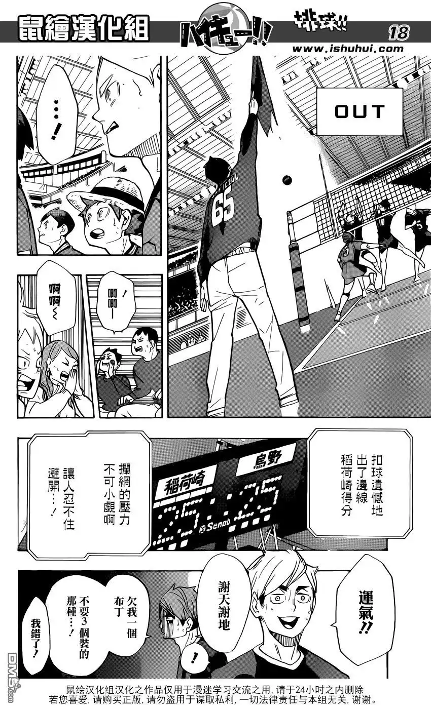 《排球》第262话 永远都要向前倾 第18页
