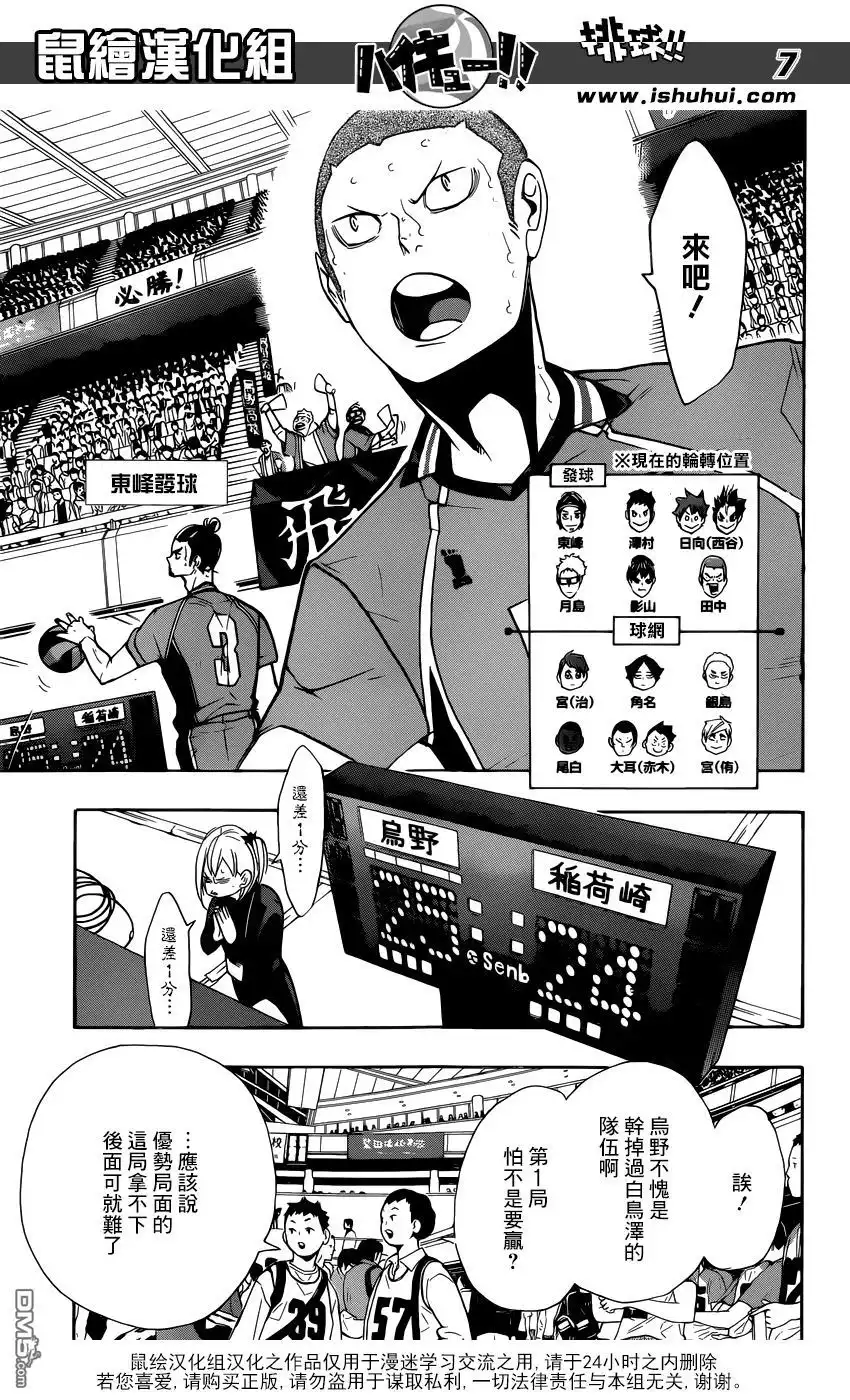 《排球》第262话 永远都要向前倾 第7页