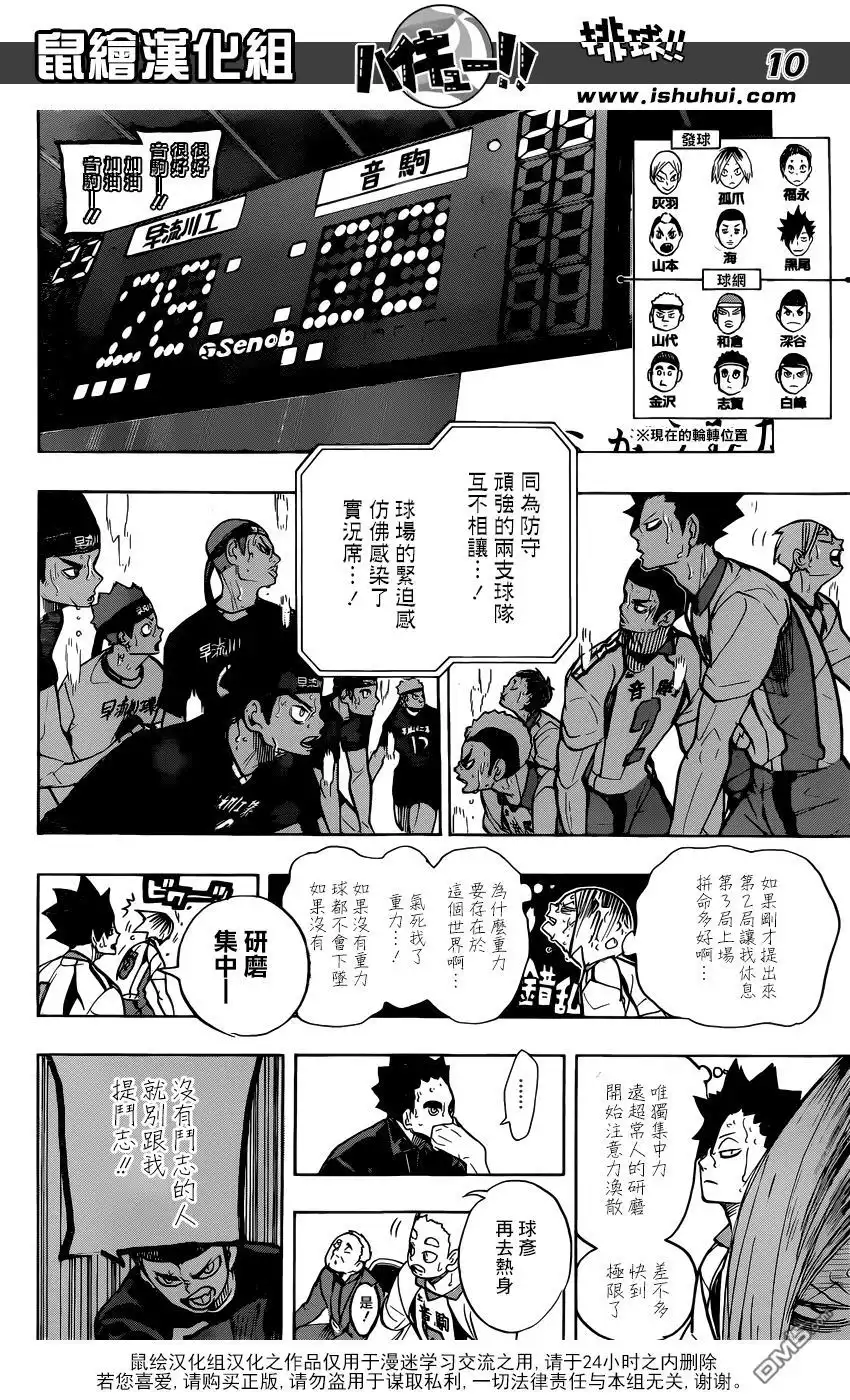 《排球》第268话 孤爪研磨的斗志论 第10页