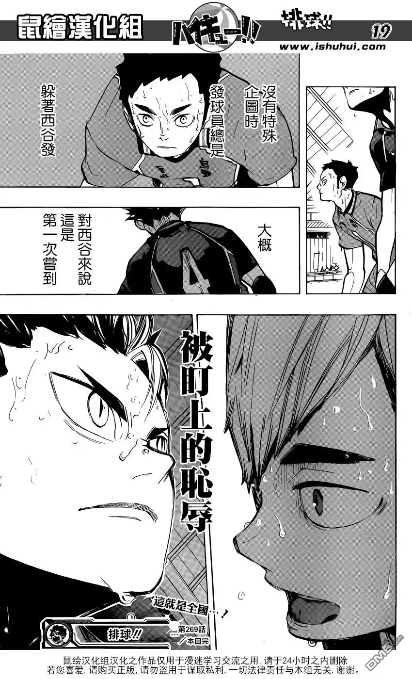 《排球》第269话 野兽们 第19页
