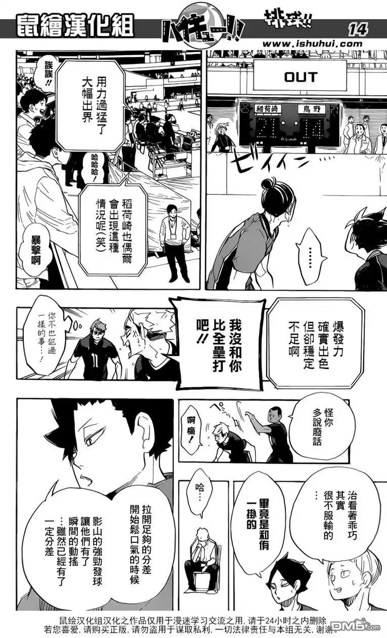《排球》第273话 局势 第14页