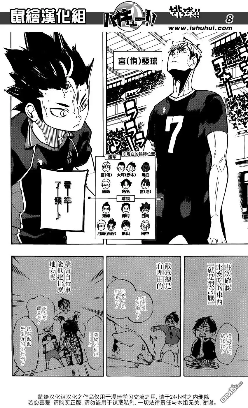 《排球》第278话 守护神的英雄 第8页