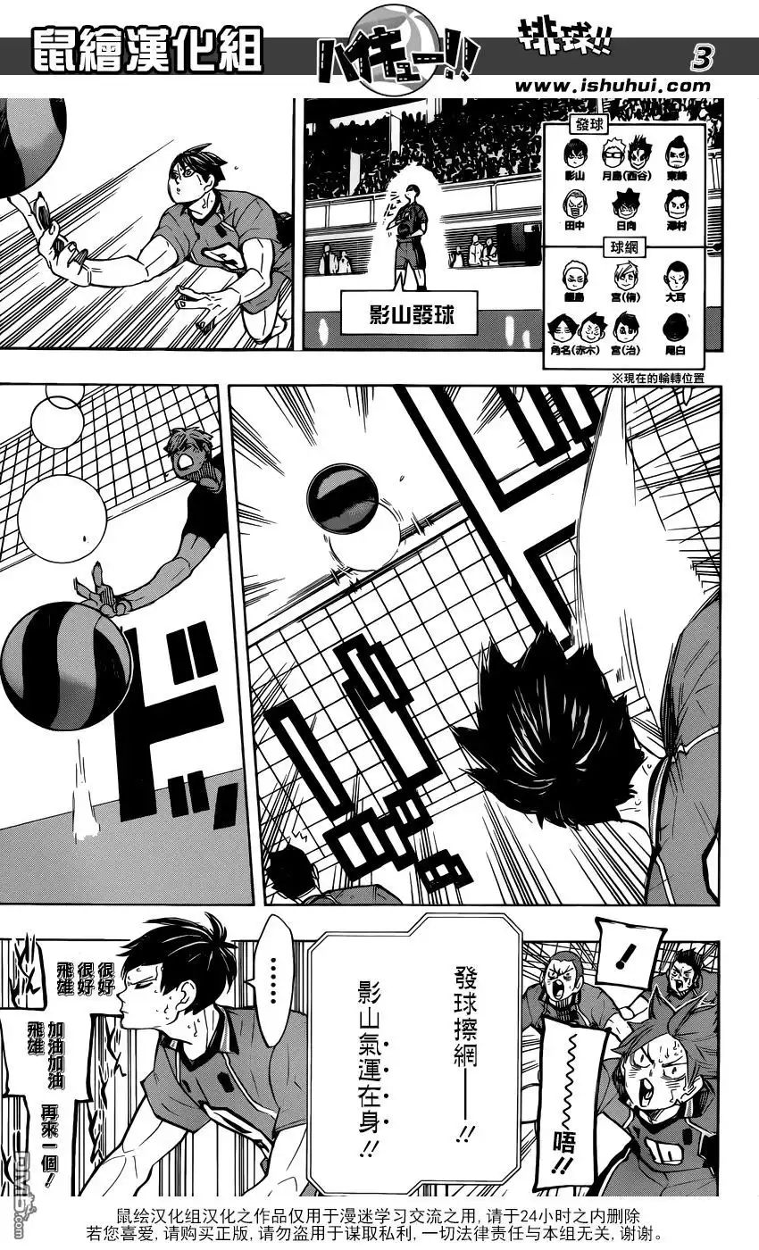 《排球》第278话 守护神的英雄 第3页