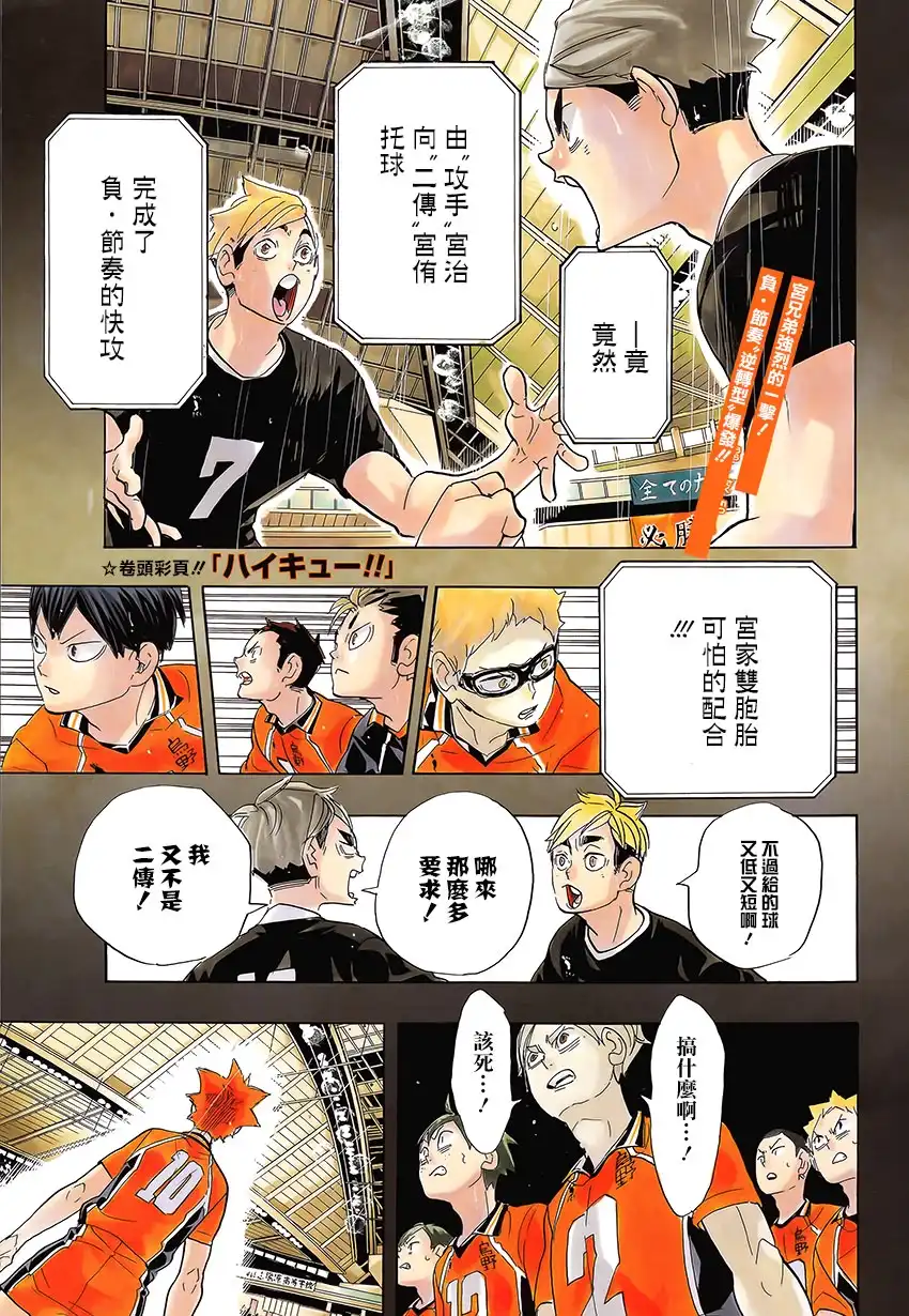 《排球》第281话 楔钉 第2页
