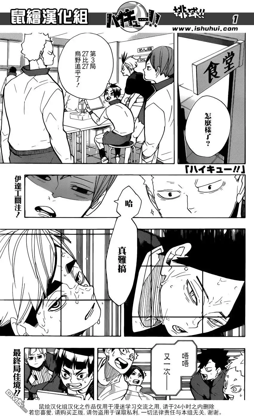 《排球》第288话 饥饿的传染 第1页