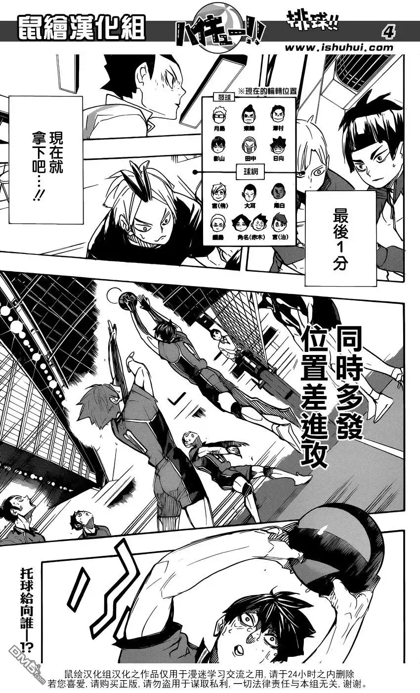 《排球》第290话 怪物们的盛宴 第4页