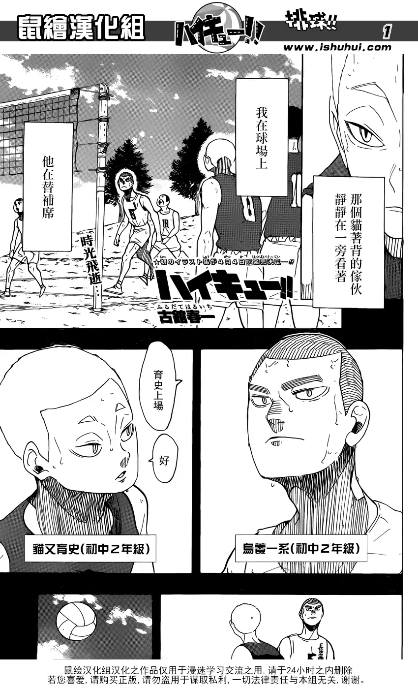 《排球》第293话 约定的地方 第1页